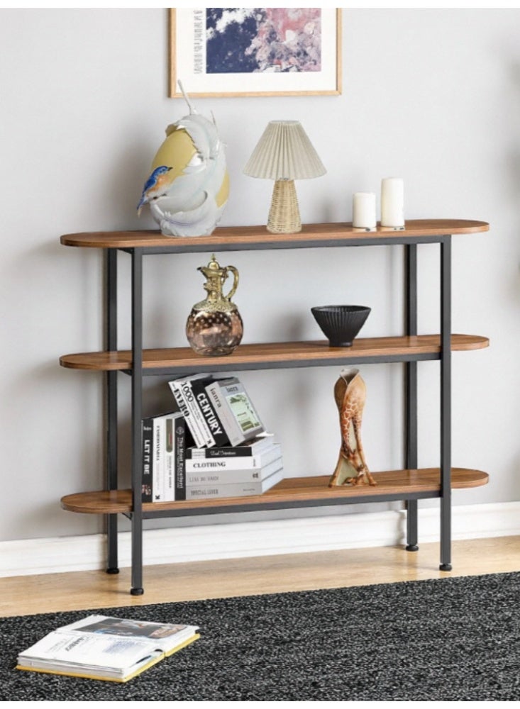 Harlan 110cm Console Table for Entryway Sofa Table Modern Home Coffee Table Dining Room Kitchen Bar Display Table for Hallway Living Room Bedroom - Image 1